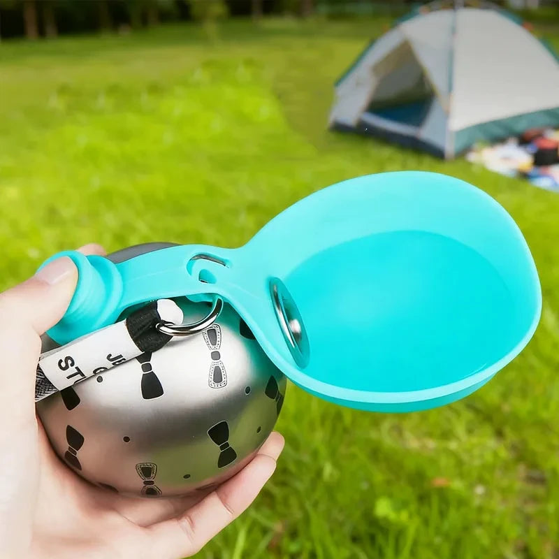 Portable Stainless Steel Dog Water Bottle