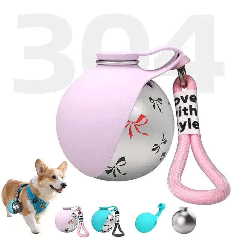 Portable Stainless Steel Dog Water Bottle