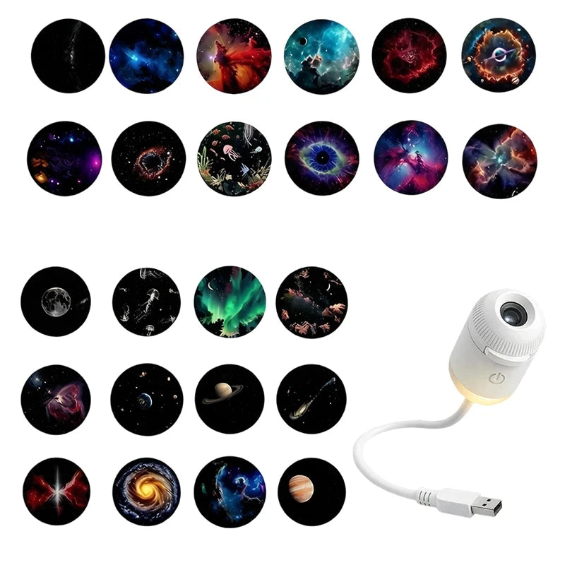 USB Galaxy Star Projector