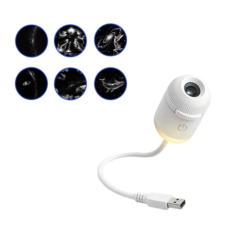 USB Galaxy Star Projector