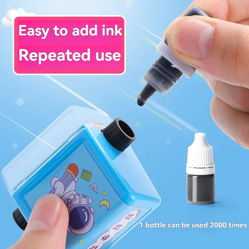 Educational Math Practice Roller Stamp