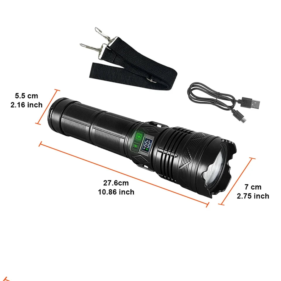 Ultra Bright Rechargeable Tactical Flashlight