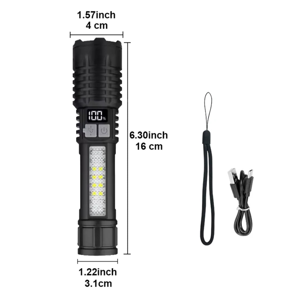 Ultra Bright Rechargeable Tactical Flashlight