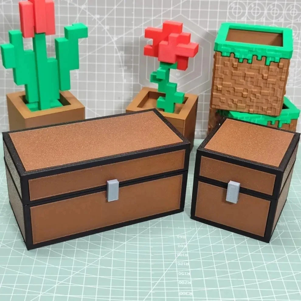 Magnetic Pixel Desk Organizer