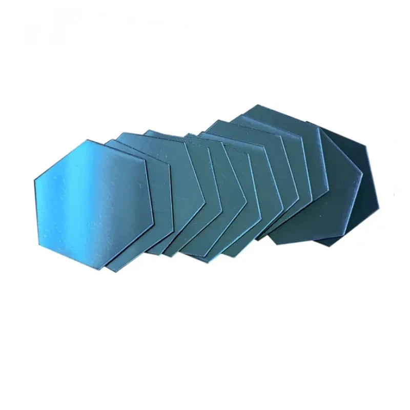 Geometric Hexagon Acrylic Mirror Wall Decals