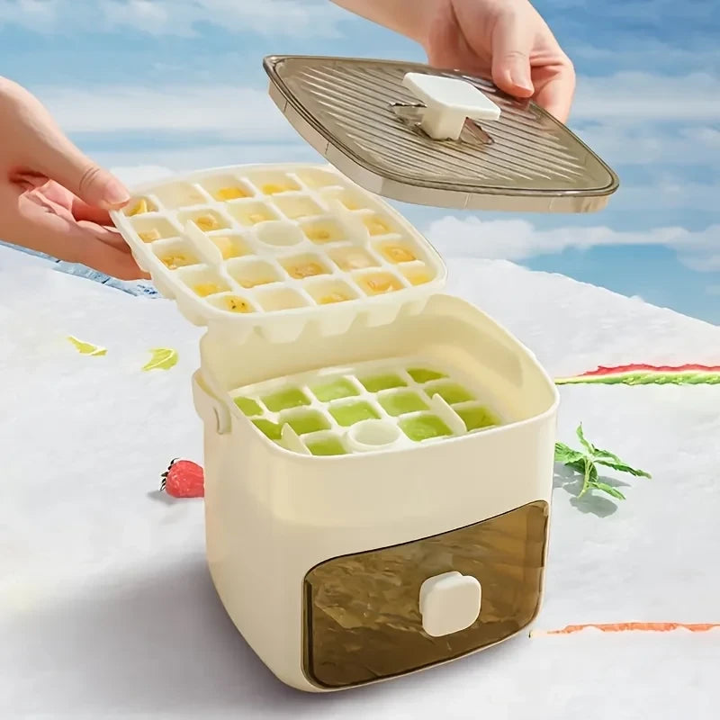 Double Layer Ice Cube Press Mold