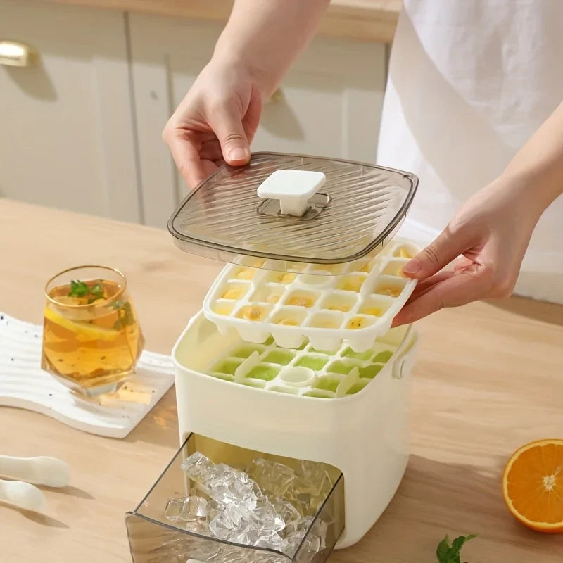 Double Layer Ice Cube Press Mold
